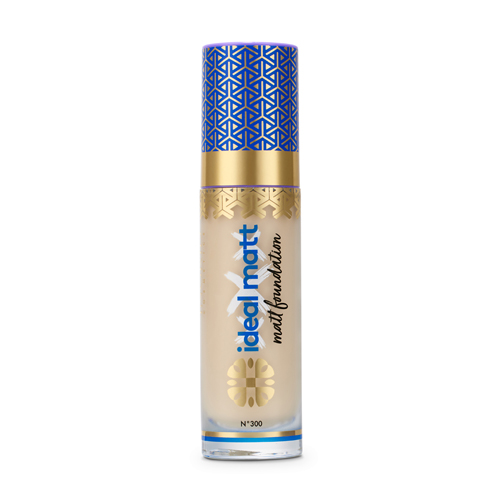 14004151664447663 Ideal Matt Mattifying Foundation mineralny podkład matujący 300 Ivory 30ml - obrazek 1