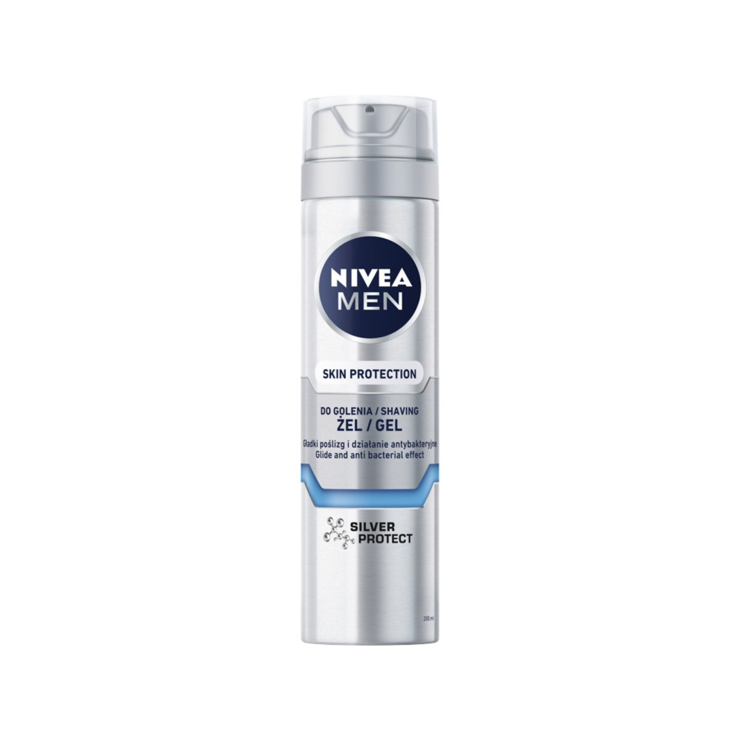 14036931652341434 Men Skin Protection żel do golenia Silver Protect 200ml - obrazek 1