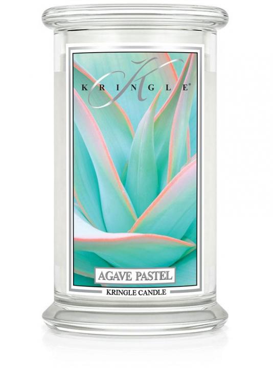 14112151623902502 Duża świeca zapachowa z dwoma knotami Agave Pastel 623g - obrazek 1