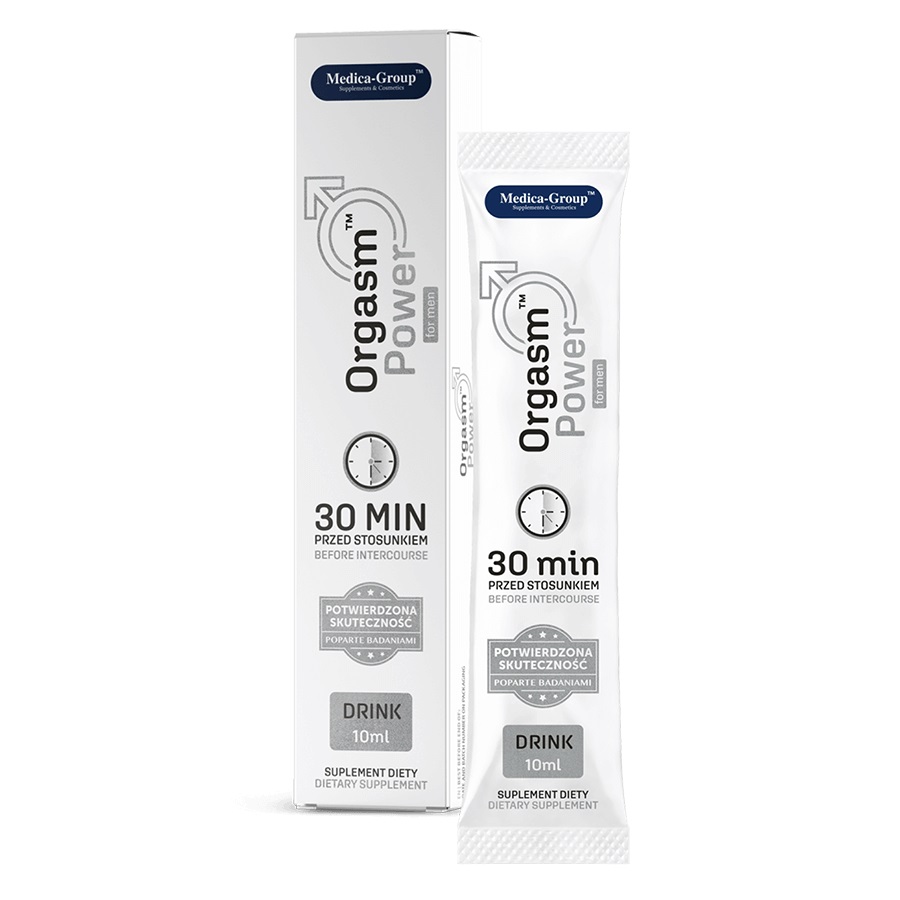 14208781678118870 Orgasm Power for Men Drink napój wzmacniający erekcję suplement diety 10ml - obrazek 1