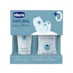 Natural Sensation Daily Protection zestaw płyn do mycia ciała i włosów 200ml + krem do pieluszki 4w1 100ml