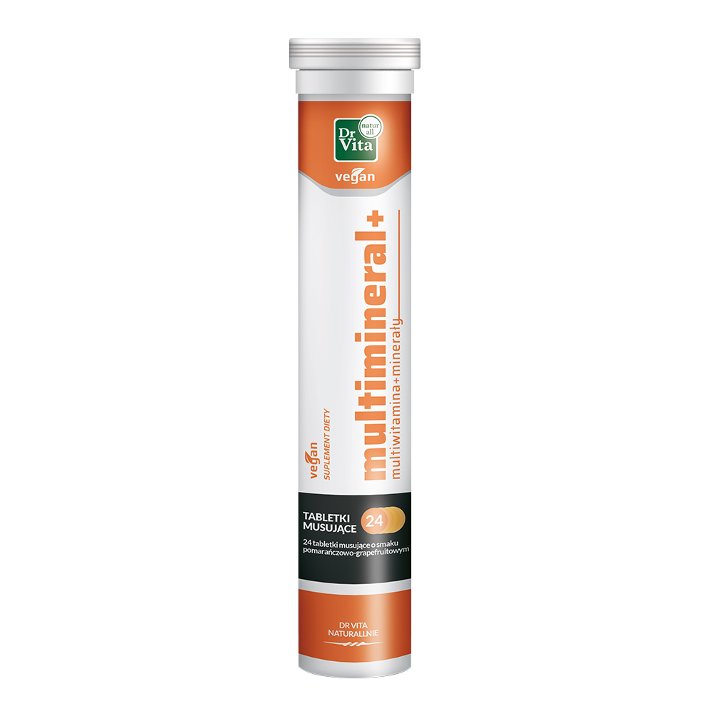 14219671634271034 Multimineral+ multiwitamina i minerały suplement diety 24 tabletki musujące - obrazek 1