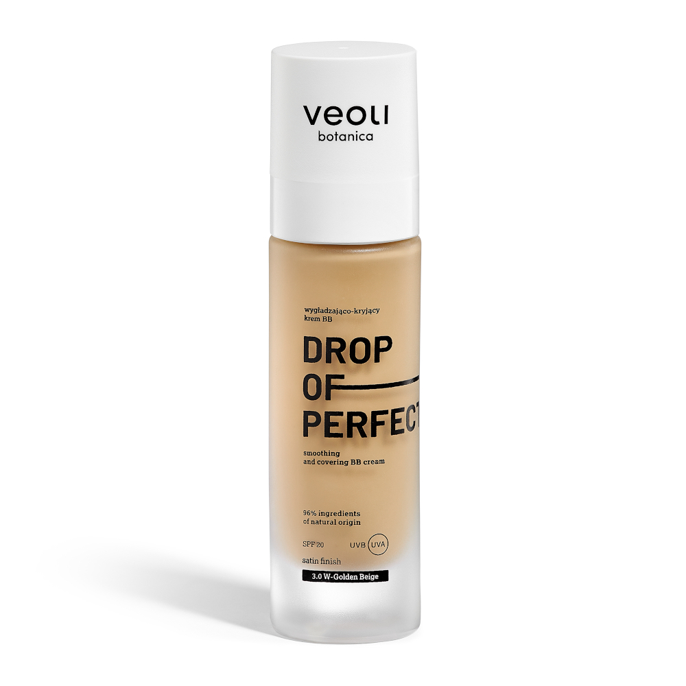 14330511648627515 Drop Of Perfection SPF20 wygładzająco-kryjący krem BB o lekkiej formule 3.0 W-Golden Beige 30ml - obrazek 1