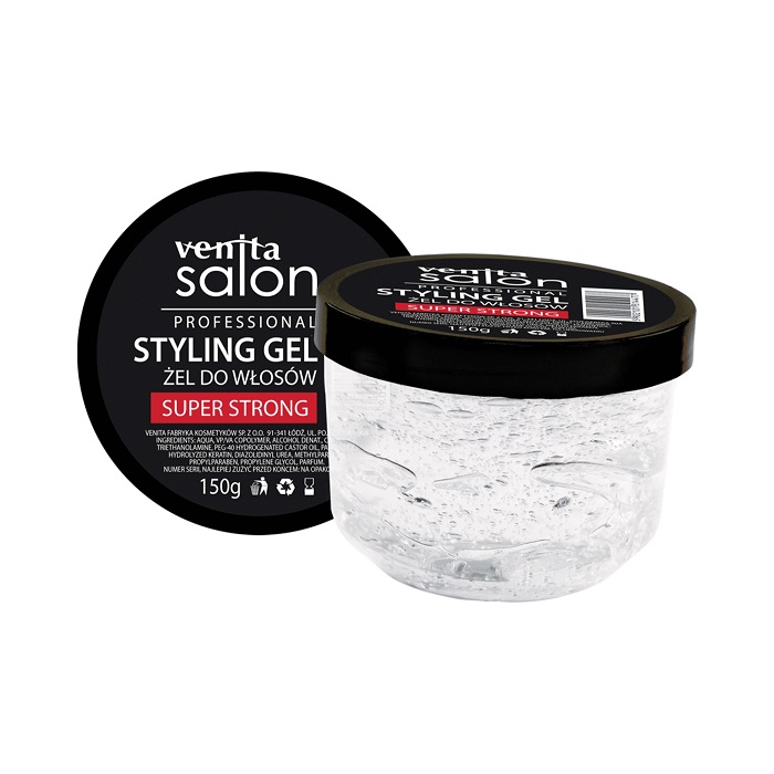 14416251615183615 Salon Professional Styling Gel żel do włosów Super Strong 150g - obrazek 1