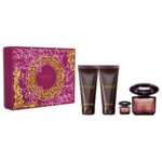 Crystal Noir zestaw woda toaletowa spray 90ml + woda toaletowa spray 5ml + balsam do ciała 100ml + żel pod prysznic 100ml