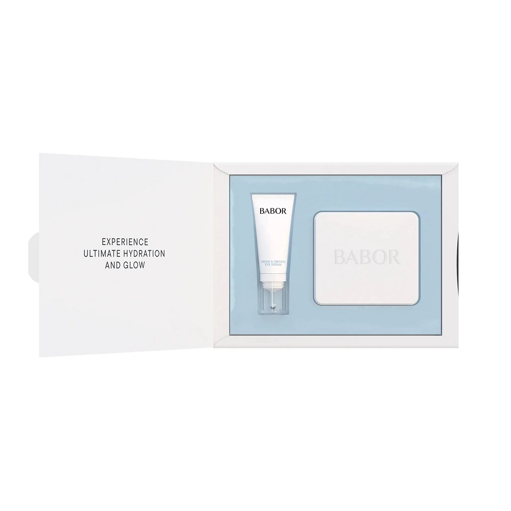 14496691763727828 Instant Fresh & Smooth Eye Serum + Patches zestaw serum pod oczy 15ml + silikonowe płatki wielokrotnego użytku 2szt - obrazek 1