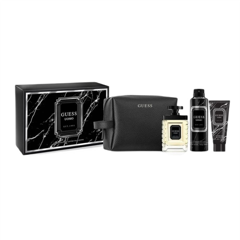 14639961731952728 Uomo zestaw woda toaletowa spray 100ml + żel pod prysznic 100ml + dezodorant spray 226ml + kosmetyczka - obrazek 1