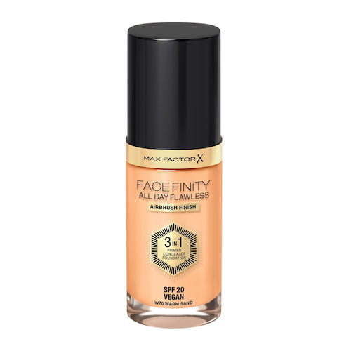 1469951645015191 Facefinity All Day Flawless 3w1 kryjący podkład w płynie W70 Warm Sand 30ml - obrazek 1