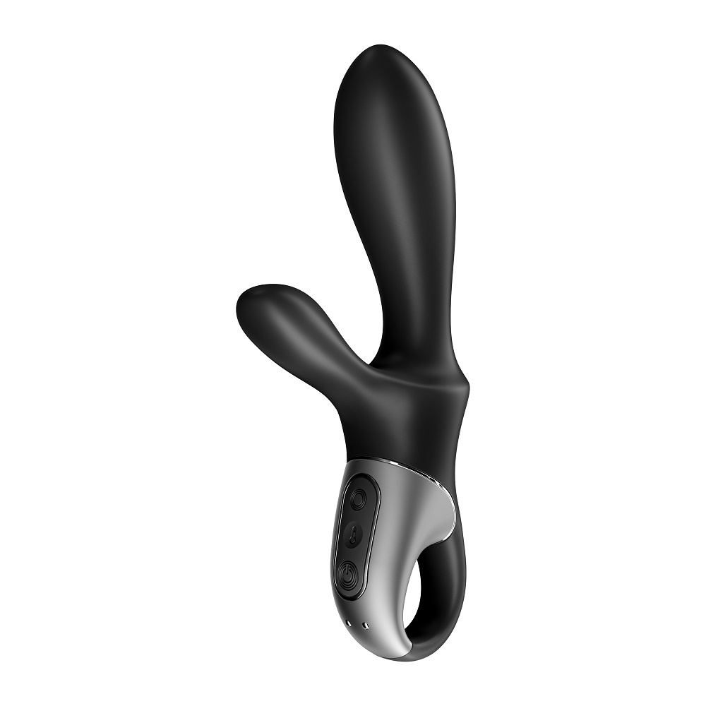 14725271702369388 Heat Climax+ analny wibrator ze stymulacją Black - obrazek 1