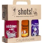 Shots! Czyściopak Unisex zestaw żel pod prysznic Różowy w ch! 500ml + Passat Sąsiada 500ml + Błękit Paryża 500ml