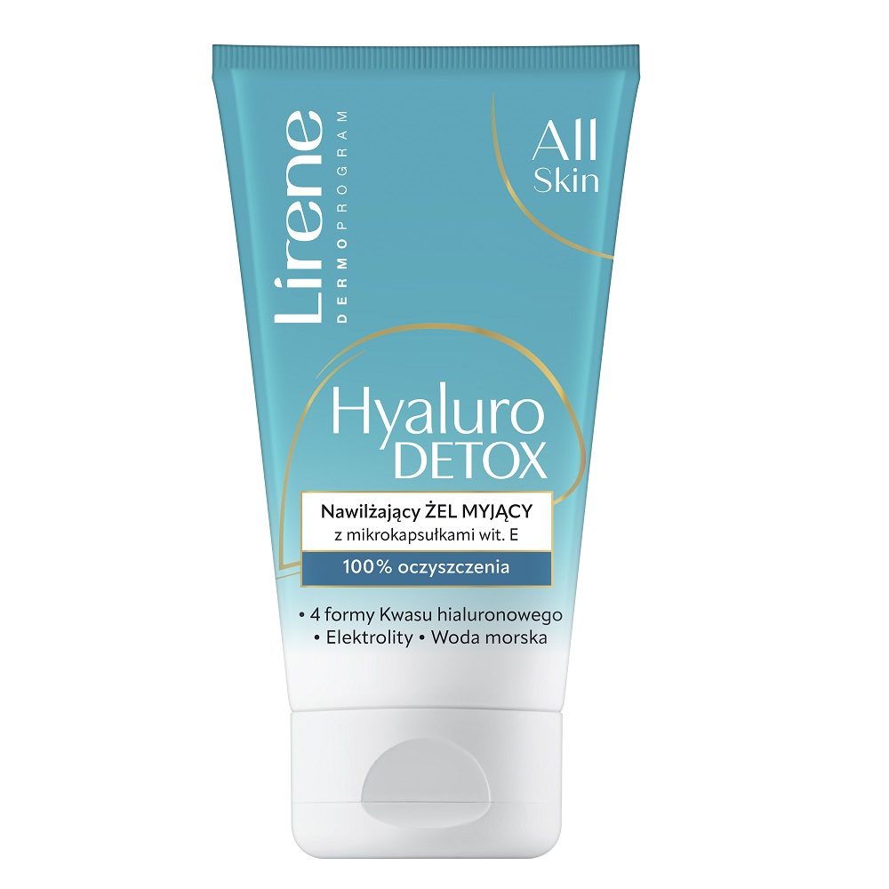 14871391760879516 Hyaluro Detox nawilżający żel myjący z mikrokapsułkami witaminy E 150ml - obrazek 1