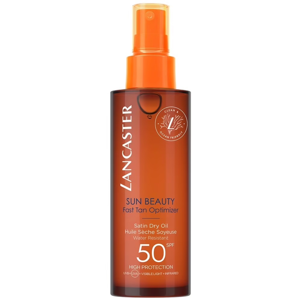 14906861713425280 Sun Beauty Fast Tan Optimizer Satin Dry Oil SPF50 suchy olejek przyspieszający opalanie 150ml - obrazek 1
