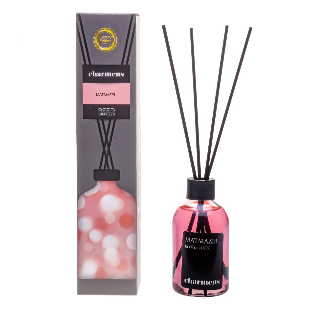 14951961697203653 Luxury Edition Reed Diffuser patyczki zapachowe Matmazel 110ml - obrazek 1
