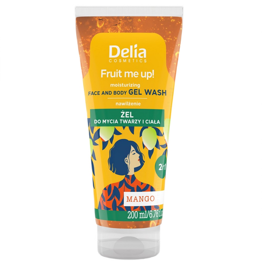 15002711710745304 Fruit Me Up! żel do mycia twarzy i ciała Mango 200ml - obrazek 1