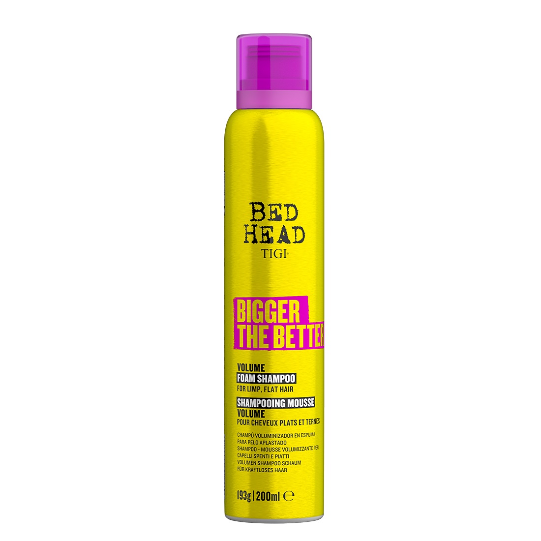 15027471677501852 Bed Head Bigger The Better Volume Foam Shampoo szampon w piance dodający włosom objętości 200ml - obrazek 1
