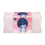 Beauty Collection zestaw antyperspirant roll-on 50ml + wygładzające mleczko do ciała 250ml + żel pod prysznic 250ml + wygładzający krem do rąk 100ml + kosmetyczka