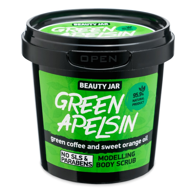 15047791663853011 Green Apelsin modelujący scrub do ciała z zieloną kawą i słodką pomarańczą 200g - obrazek 1