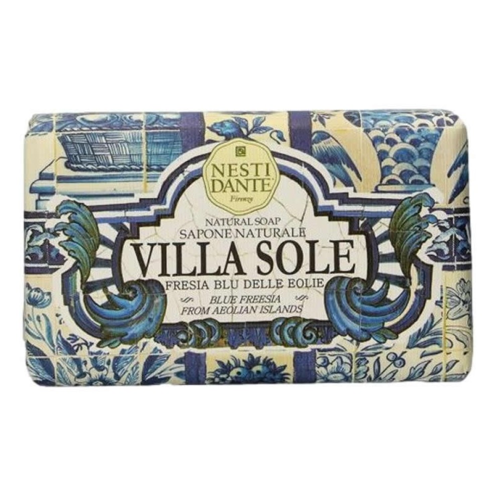 15065461711343880 Villa Sole Fresia Blu Delle Eolie naturalne mydło w kostce 250g - obrazek 1