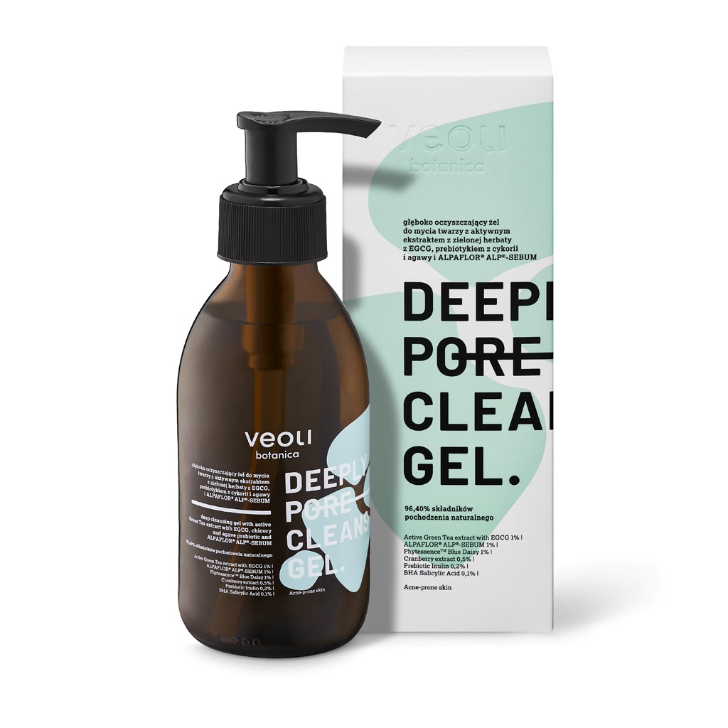 15070321642581610 Deeply Pore Cleansing Gel głęboko oczyszczający żel do mycia twarzy z ekstraktem z zielonej herbaty 200ml - obrazek 1