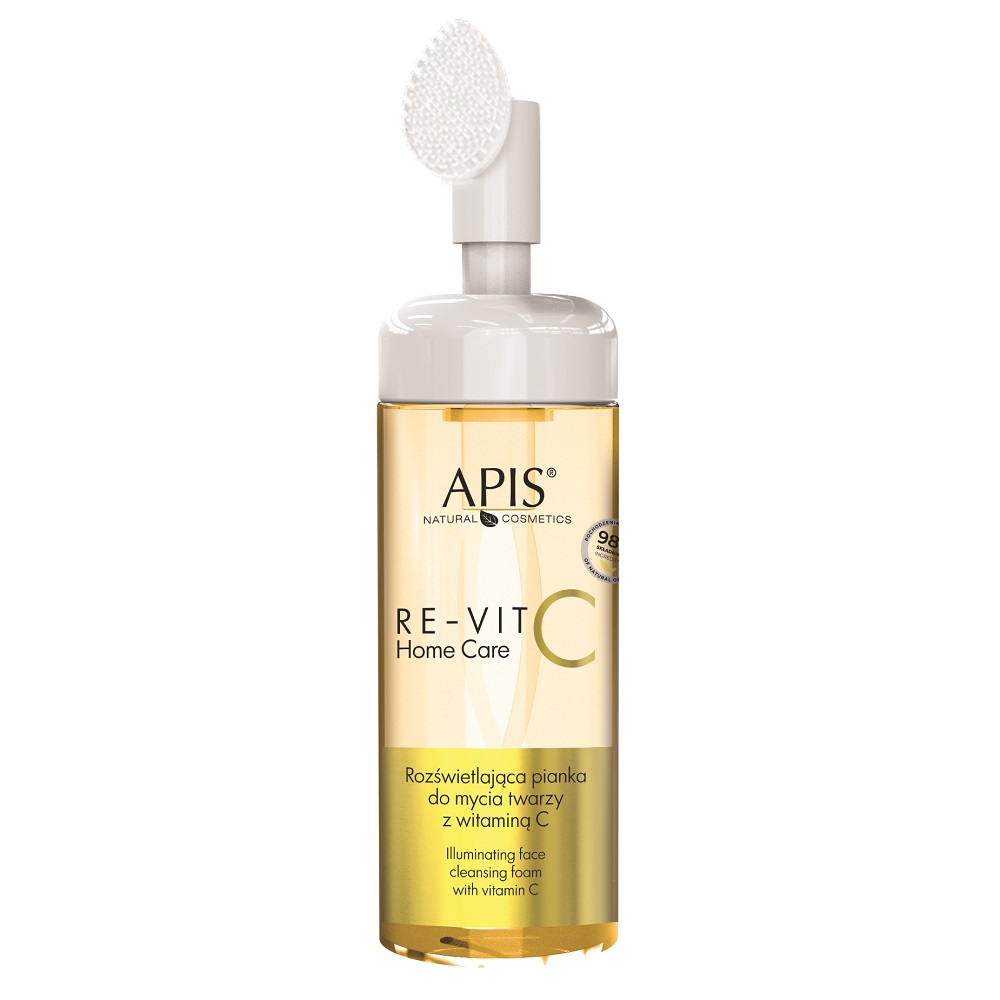 15071341721224727 Re-Vit C Home Care rozświetlająca pianka do mycia twarzy z witaminą C 150ml - obrazek 1