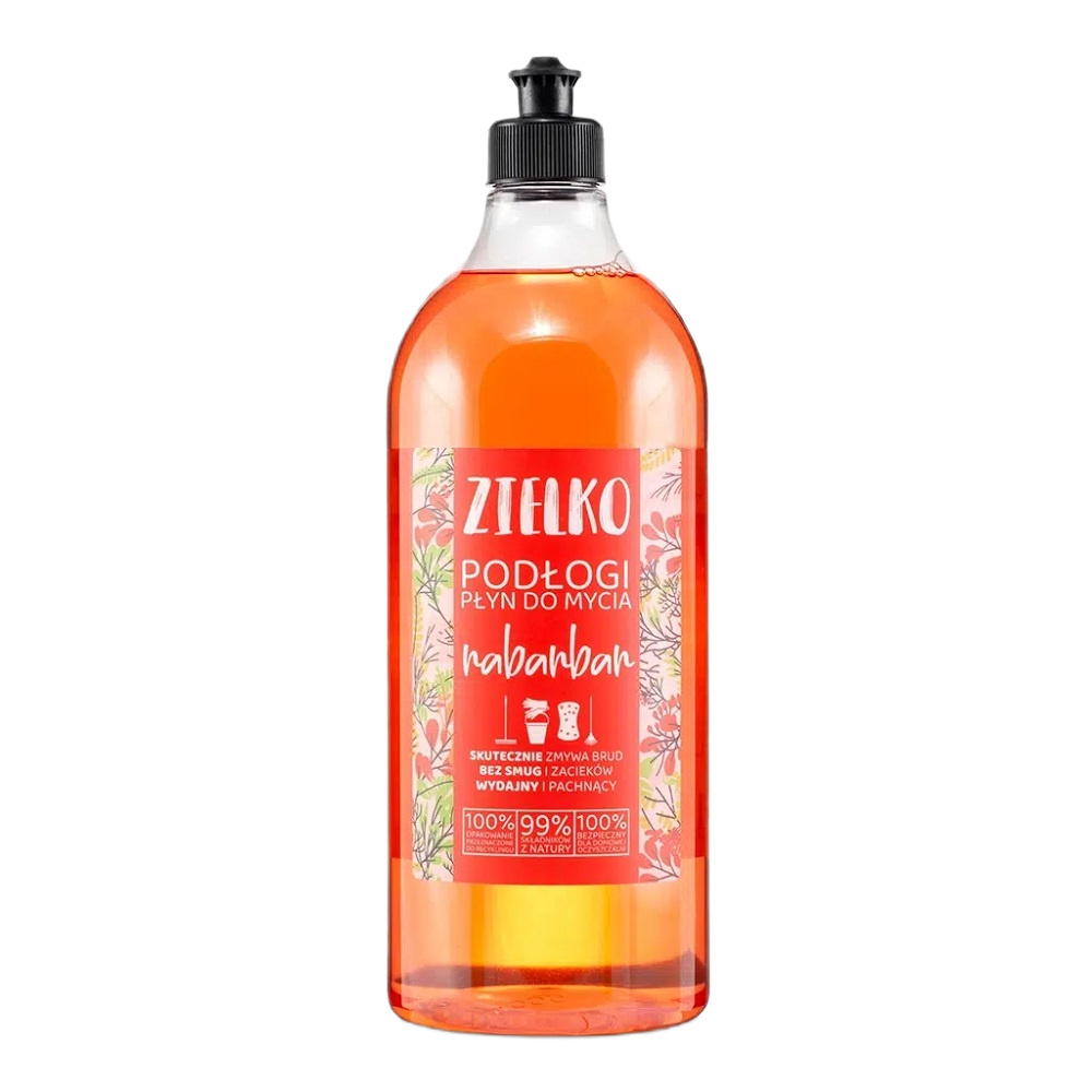 15216311711536200 Podłogi płyn do mycia podłóg Rabarbar 1000ml - obrazek 1