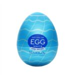 Easy Ona-Cap Egg Wavy II Cool Edition chłodzący jednorazowy masturbator w kształcie jajka