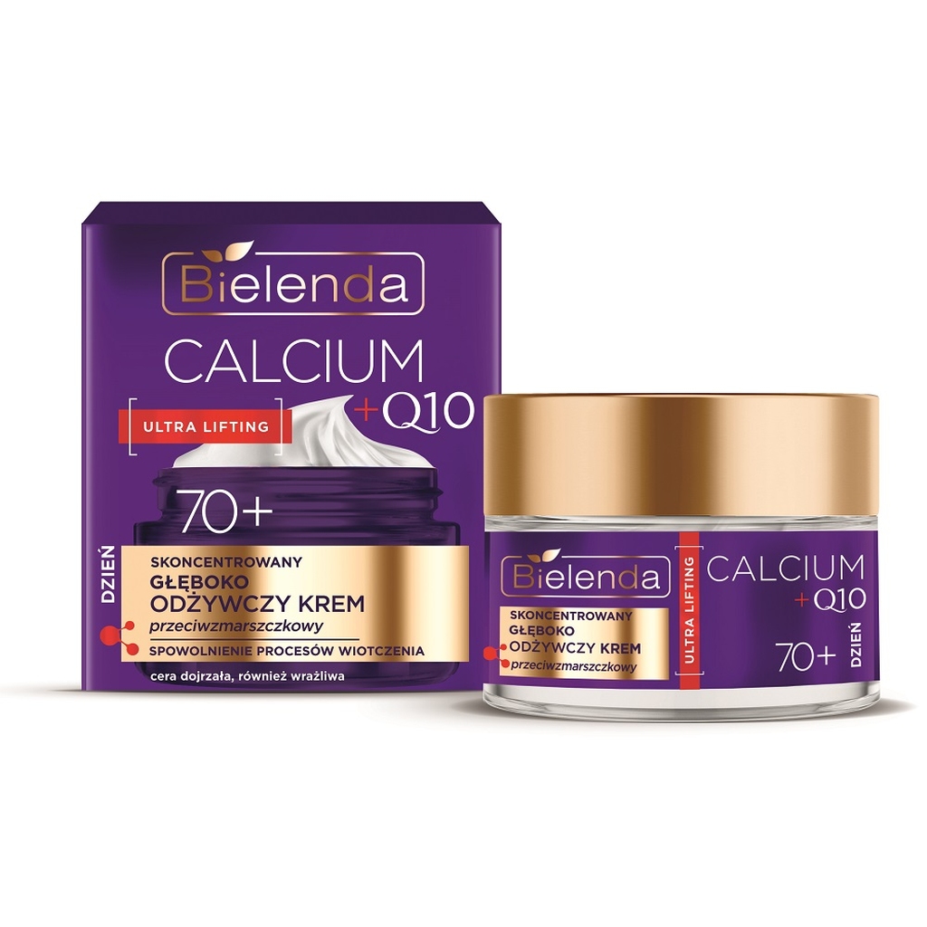 15283141697609880 Calcium + Q10 skoncentrowany głęboko odżywczy krem przeciwzmarszczkowy na dzień 70+ 50ml - obrazek 1
