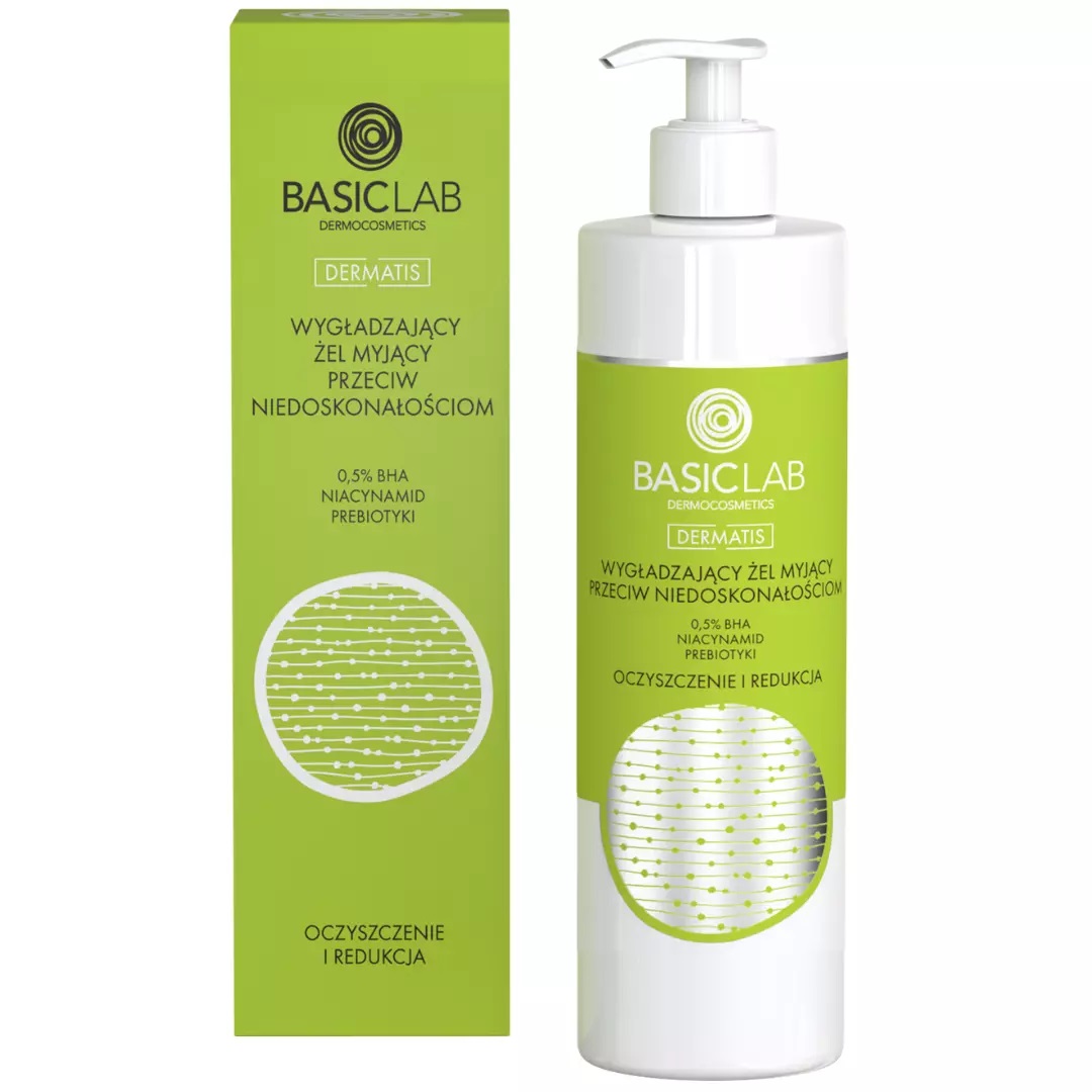 15430441709922842 Dermatis wygładzający żel myjący przeciw niedoskonałościom z 0.5% BHA 300ml - obrazek 1