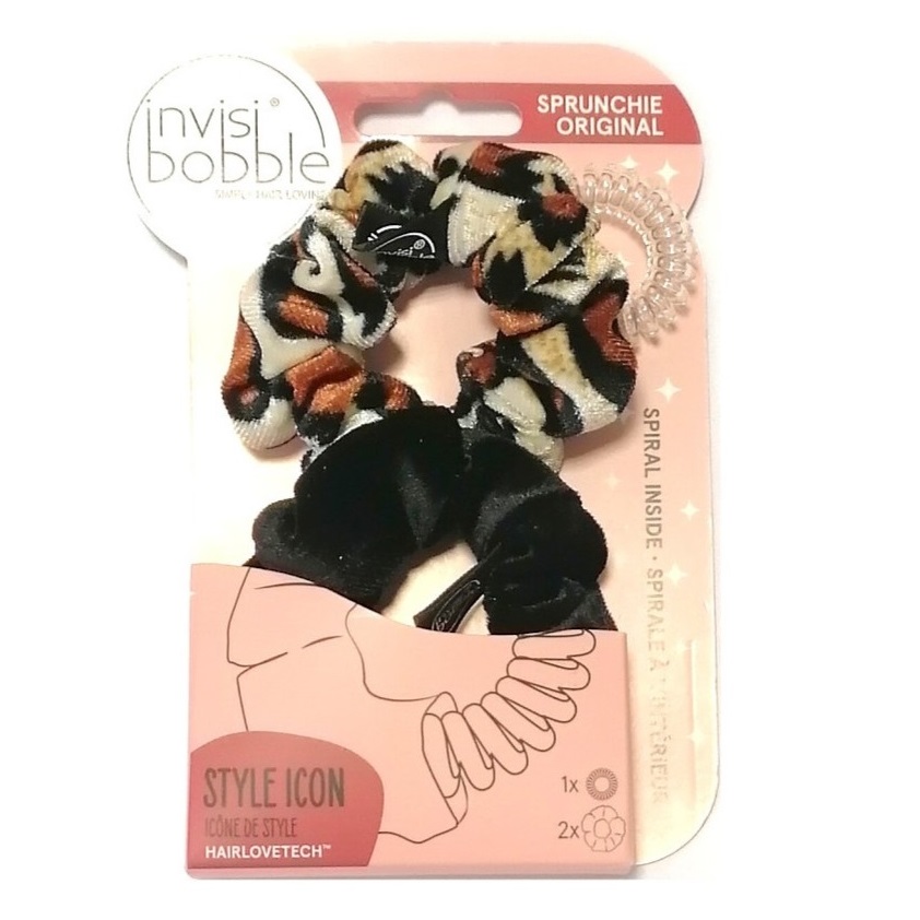 15433181704900499 Sprunchie zestaw gumek do włosów True Black/Purrfection/Crystal Clear 3szt. - obrazek 1