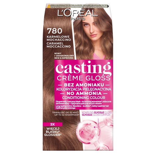 15456711740123387 Casting Creme Gloss farba do włosów 780 Karmelowe Mochaccino - obrazek 1