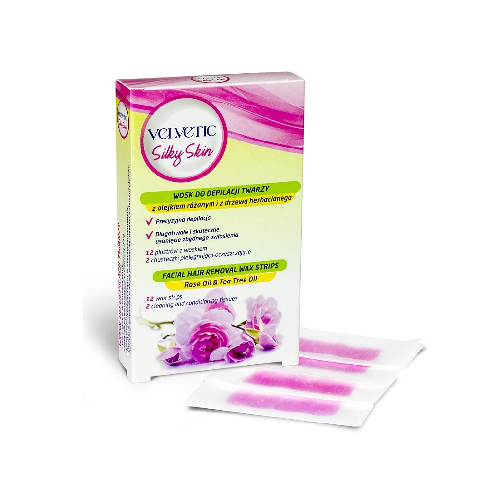 1548851711035626 Silky Skin wosk do depilacji twarzy 12szt. - obrazek 1