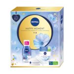 Happy Moment zestaw odświeżający krem na dzień 50ml + dwufazowy płyn do demakijażu oczu 125ml