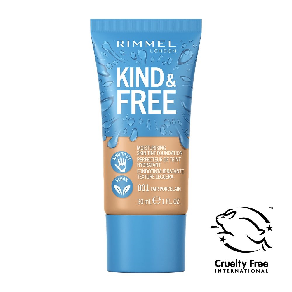 15556971681461924 Kind & Free wegański podkład nawilżający 001 Fair Porcelain 30ml - obrazek 1