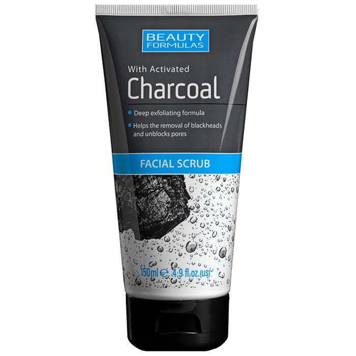 155831588147048 Charcoal Facial Scrub oczyszczający peeling do twarzy z aktywnym węglem 150ml - obrazek 1