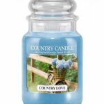 Duża świeca zapachowa z dwoma knotami Country Love 652g
