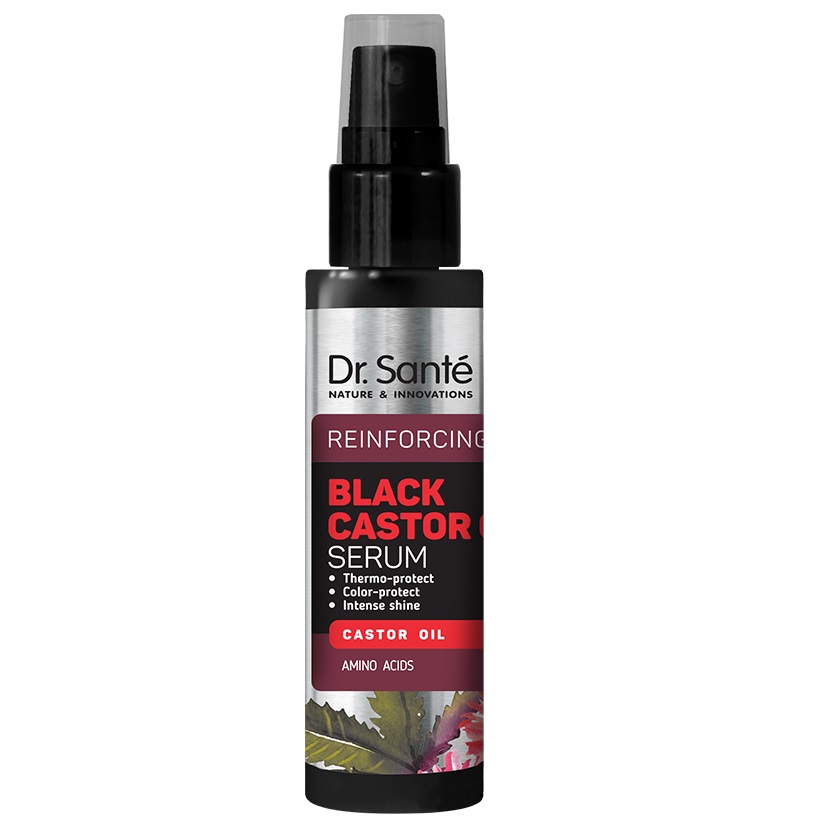 15635951678709422 Black Castor Oil Serum regenerujące serum do włosów z olejem rycynowym 150ml - obrazek 1