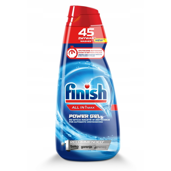 15757411621939476 All in 1 Max Power Gel żel do mycia naczyń w zmywarce 900ml - obrazek 1