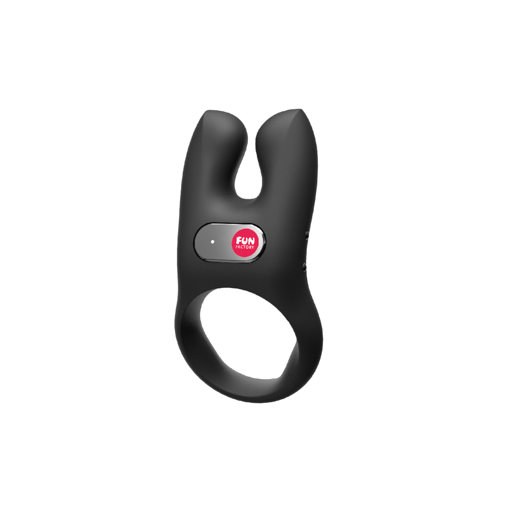 15802991617104051 Nos Vibrating Cock Ring wibrujący pierścień erekcyjny czarny - obrazek 1