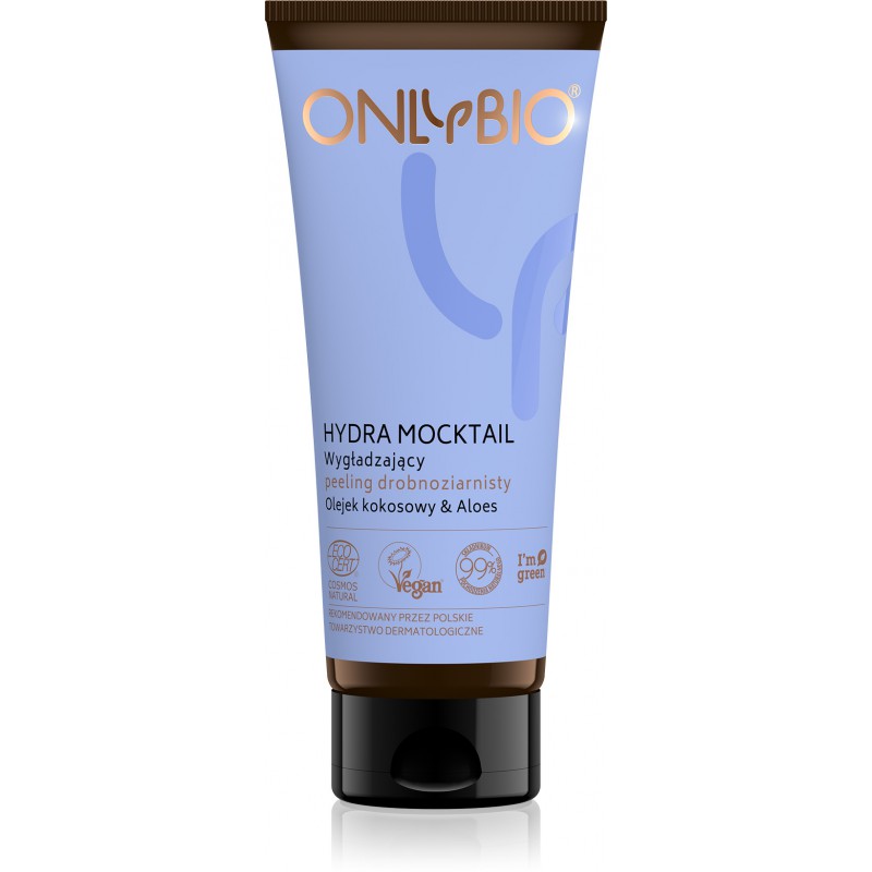 15811291626924195 Hydra Mocktail wygładzający peeling drobnoziarnisty Olej kokosowy i Aloes 75ml - obrazek 1