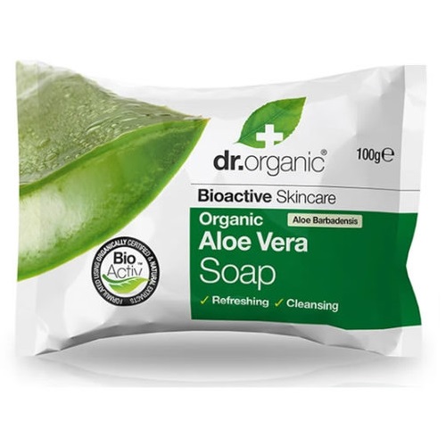 1582971693906175 Aloe Vera Soap oczyszczające mydło w kostce z aloesem 100g - obrazek 1