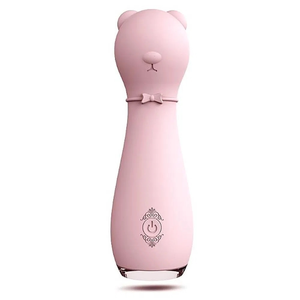 15851621664354915 Bonnie wibrator podświetlany w kształcie kota z 9 trybami wibracji Light Pink - obrazek 1