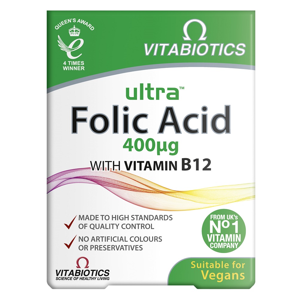 15917341731479037 Ultra Folic Acid 400µg suplement diety 60 tabletek - obrazek 1