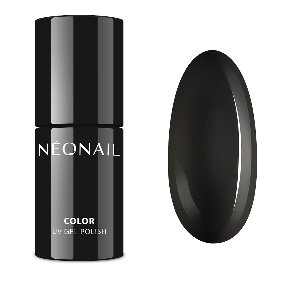 15945781613126882 UV Gel Polish Color lakier hybrydowy 2996 Pure Black 7.2ml - obrazek 1