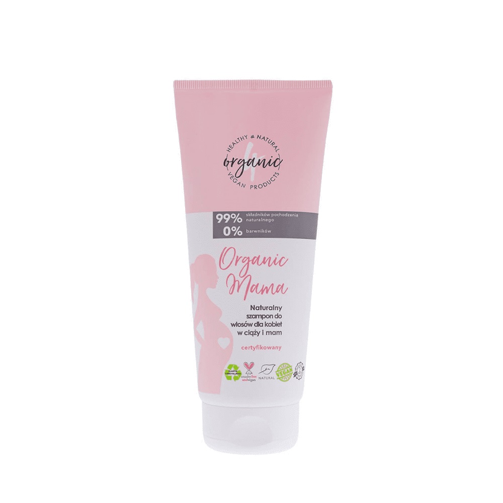 15960221616677111 Organic Mama naturalny szampon dla kobiet w ciąży i mam 200ml - obrazek 1