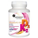 Witamina K2 MK-7 100 µg z Natto + D3 suplement diety 60 kapsułek