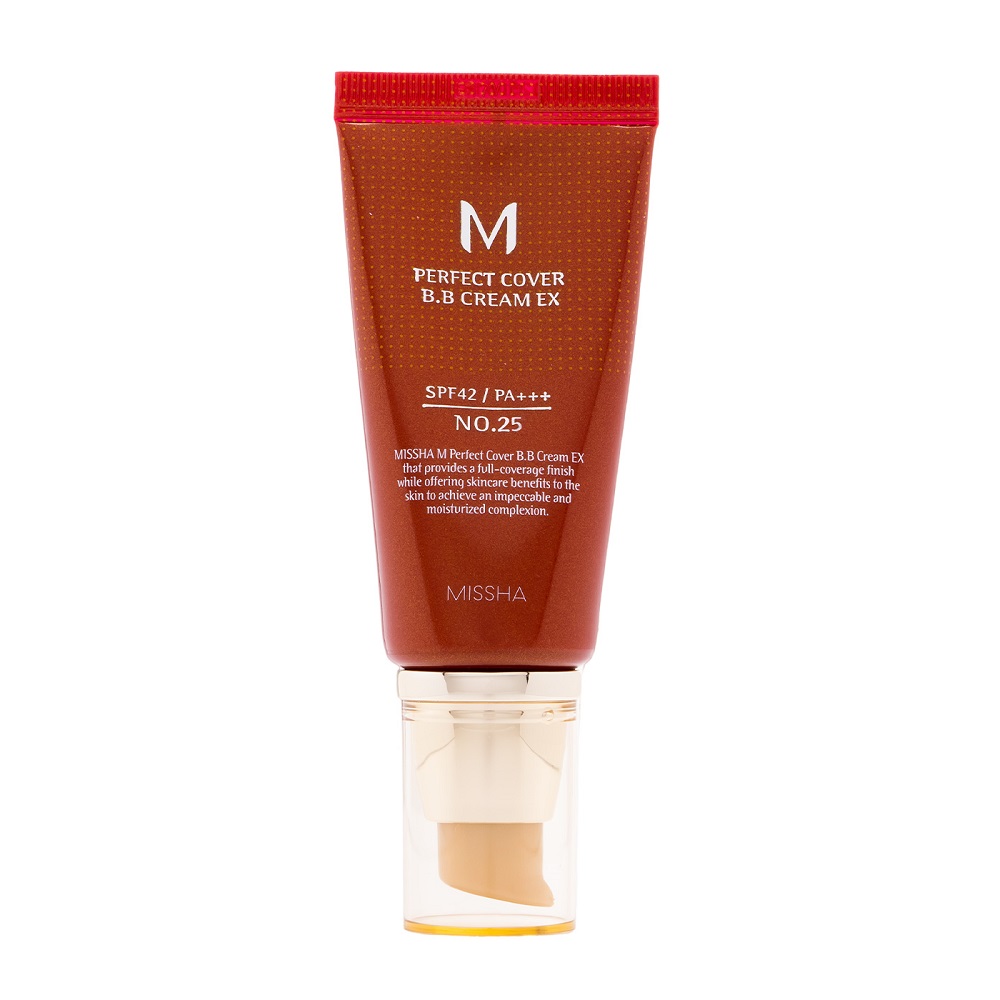 16118251711521460 M Perfect Cover BB Cream SPF42/PA+++ wielofunkcyjny krem BB No.25 Warm Beige 50ml - obrazek 1