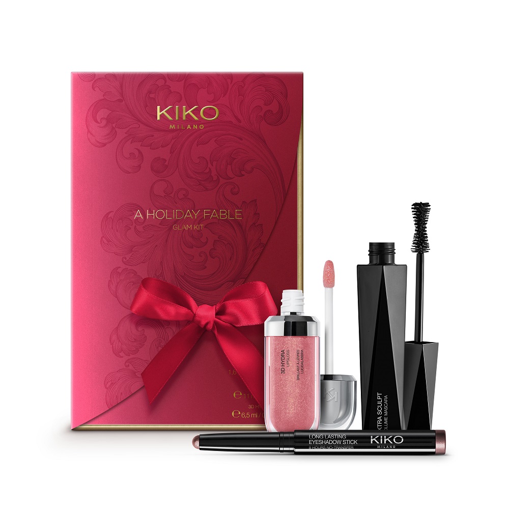 KC000000397001B A Holiday Fable Glam Kit zestaw cień do powiek w sztyfcie 05 1.6g + tusz do rzęs 11ml + błyszczyk do ust z efektem 3D 17 6.5ml - obrazek 1
