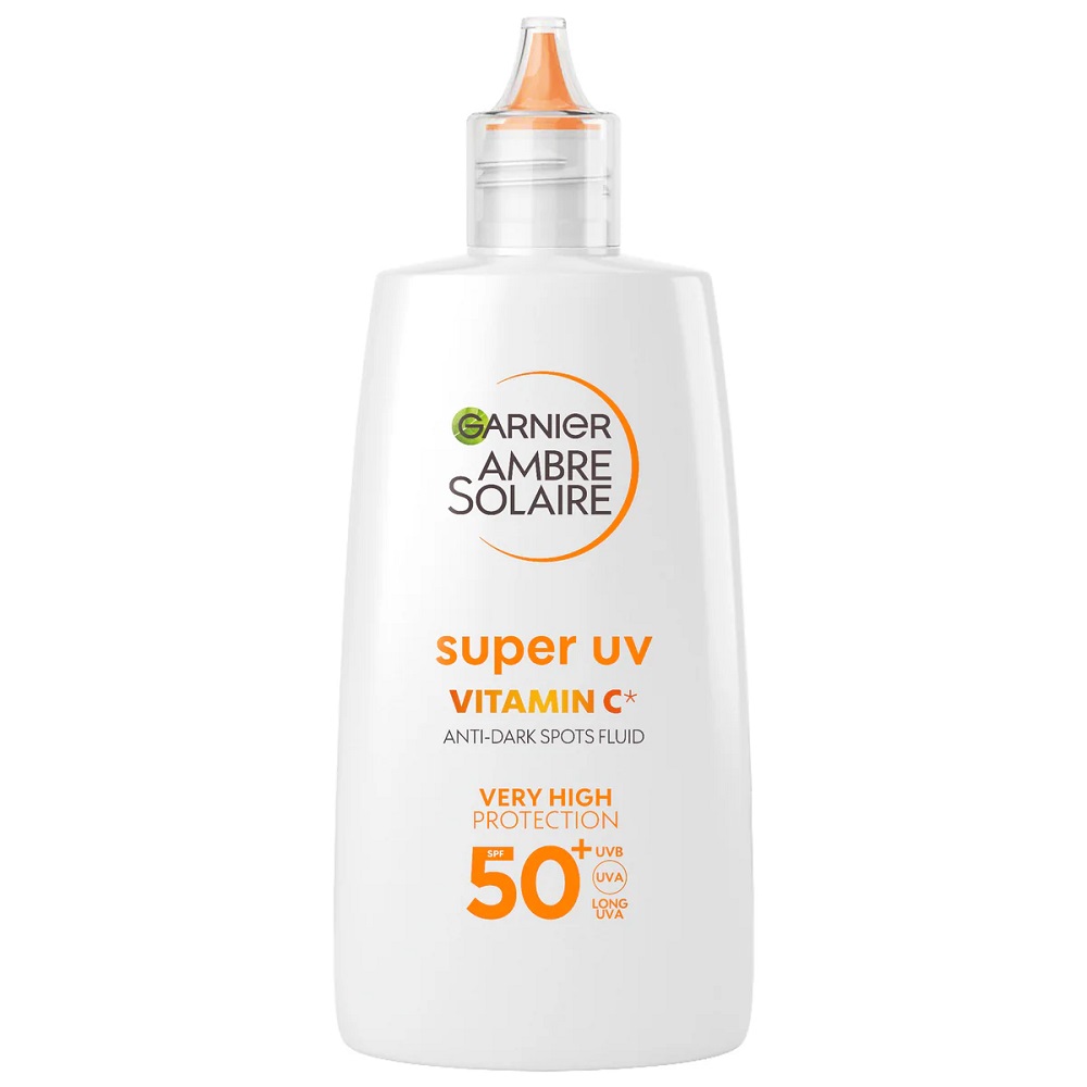 16187371721324598 Ambre Solaire Super UV Vitamin C fluid ochronny przeciw przebarwieniom z witaminą C SPF50+ 40ml - obrazek 1