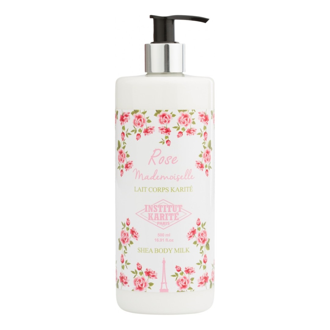 16246031625558658 Shea Body Milk mleczko do ciała z masłem Shea Róża 500ml - obrazek 1