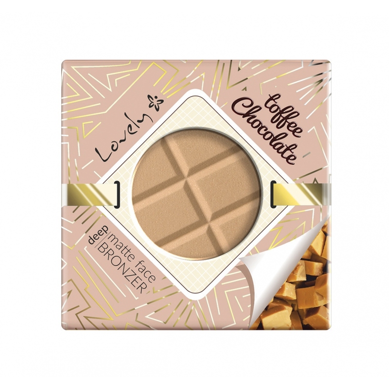 16254181572428351 Toffee Chocolate Deep Matte Face Bronzer czekoladowy matowy puder brązujący do twarzy i ciała 9g - obrazek 1